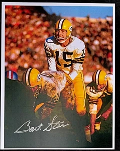 Bart Starr Autographed Photo 8.5" x 11" - Picture 1 of 3