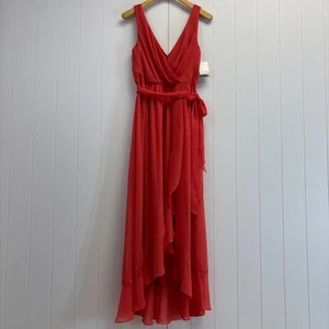 David's Bridal Women's Gauze Wedding Bridesmaid Maxi Dress Size 10 Summer NWT - Picture 1 of 12