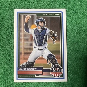 Baseball 2023 stelle e strisce Macon Winslow #19 Duke Blue Devils - Foto 1 di 6