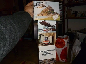 Dépliant Chariot Elevateur Linde 1978 Au Mont St Michel !!!!!!!!!!!!!!!!!!!!!!! - Imagen 1 de 1