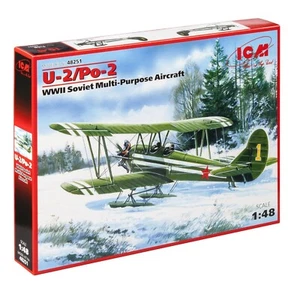 ICM48251 Plastic model aircraft 1:48 U-2/Po-2 WWII Soviet multi-purpose aircraft - Picture 1 of 24