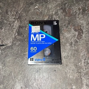 Sony 120 Metal MP 8mm Video Cassette Tape - Metal Particle Tape Model: P6-60MP - Picture 1 of 2