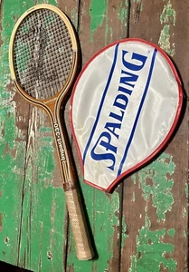 Vintage Spalding Impact-330 Poncho Gonzales Tennisschläger mit Bezug - Bild 1 von 8