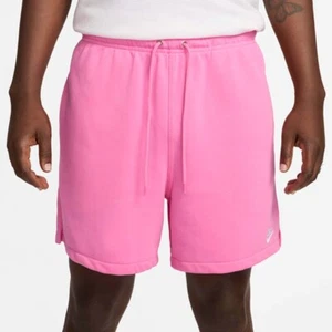 NIKE ' CLUB PANTALONES CORTOS DE FELPA FRANCESA PARA HOMBRE ' ROSA JUGUETÓN ' TALLA MEDIANA ' - Imagen 1 de 5
