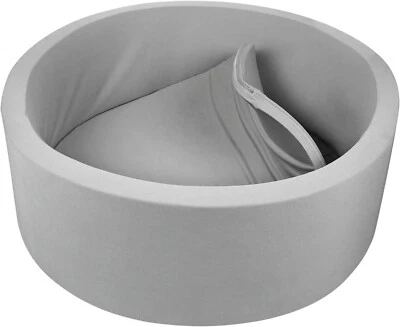 Orthologics Foam Ball Pit, Kiddie Balls Pool Playpen, espuma viscoelástica suave gris OL27
