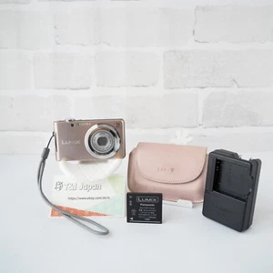 (Mint) Panasonic LUMIX DMC-FH5/DMC-FS18 16.1MP Digital Camera - Pink Gold Japan - Picture 1 of 19
