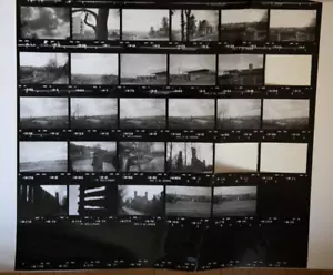 Analog Photo Print Large Contact Table 1980 View Various Normandy - Picture 1 of 1