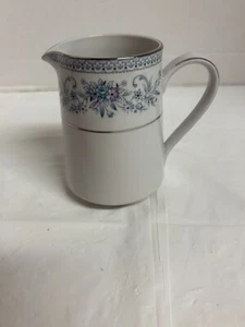 Vintage Noritake China "Blue Hill" # 2482 Creamer Blue Floral - Picture 1 of 7