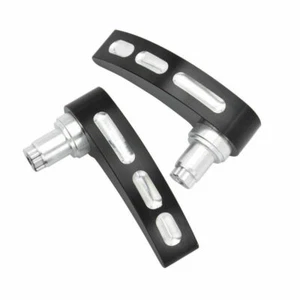 2x Taglio bordo CNC Bisaccia chiavistello Leva Coperchio Lifter Per Harley FLHR - Picture 1 of 4