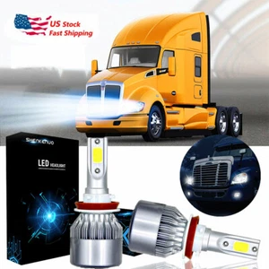 For Kenworth T680 T880 H11 White LED Headlight Low Beam Light System 6000K 2X MN - Picture 1 of 9