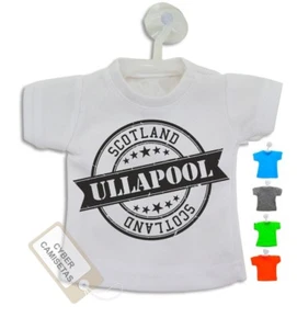 Ullapool T-Shirt Mini Scozia UK Timbro Gancio Ventosa Auto Camion Furgone - Foto 1 di 4