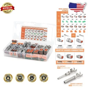 Reliable 188 Piece DT Connector Assortment - Size 16 Stamped Contacts - Picture 1 of 8