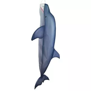 Calza a vento 20" x 48" GRANDE DELFINO decorazione giardino - Nella brezza 5157 - Foto 1 di 1