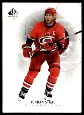 2020-21 SP Authentic Jordan Staal Carolina Hurricanes #85 - Image 1 of 2