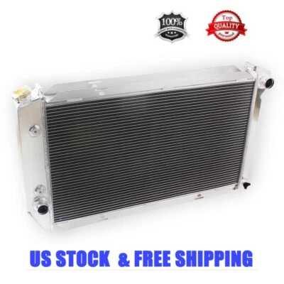 Radiador de 4 filas para motor Lincoln Continental/Mark 4/1977 Mark 5 V8 1973-1976 Foto 1 de 4