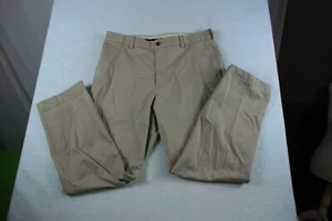 Brooks Brothers HERRENGRÖSSE 33 X 30 KHAKI FLACHE VORDERSEITE CHINOHOSE - Bild 1 von 5