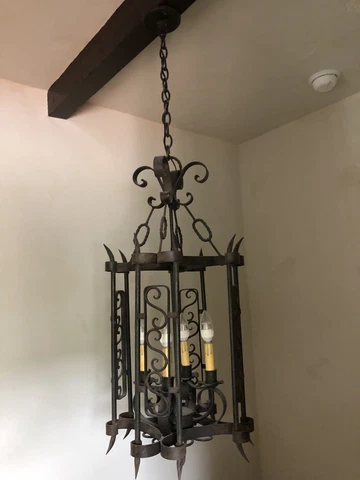 Spanish/Colonial Revival Style Hanging Pendant Light Reproduction Cover