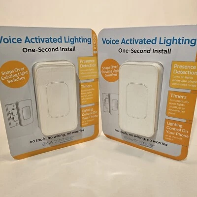 Switchmate RSM001W Rocker Smart Light Switch Snap On One Second Install 2 pk NEW - Image 1 of 3