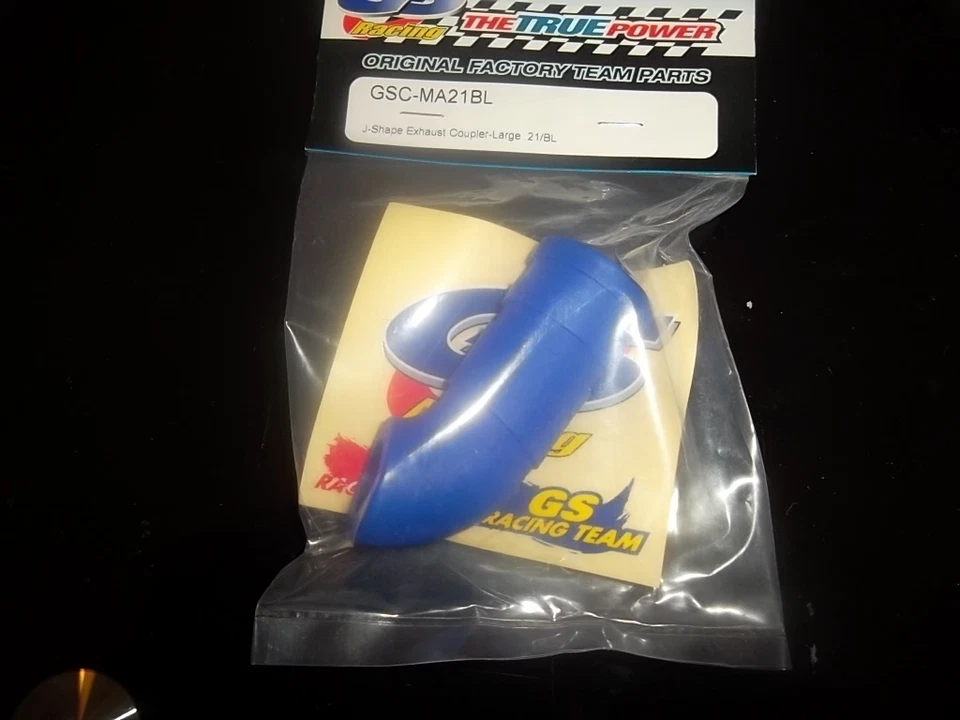 GS-MA21BL Auspuff Fitting blau 3,5cm³ - Bild 1 von 1