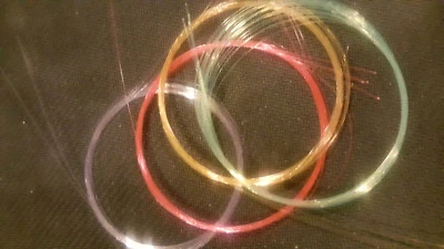 BULLSEYE FIBER OPTICS .75mm/.029" Ultra Neon Flex Replacement green 36"