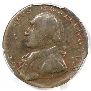 (1795) PCGS XF 40 Plain Edge Washington North Wales Colonial Half Penny 1/2p - Imagen 1 de 3