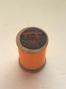 Vintage Herters Inc Fly Tying Floss Radiant Orange 20 Yards Fly Fishing - Picture 1 of 3