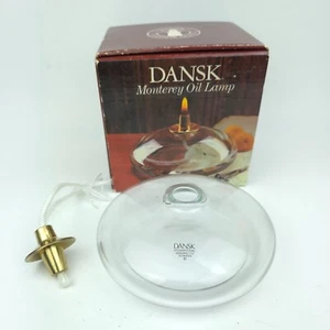 NEW Dansk International Jens Quistgaard Monterey Oil Lamp Danish Glass - Picture 1 of 10