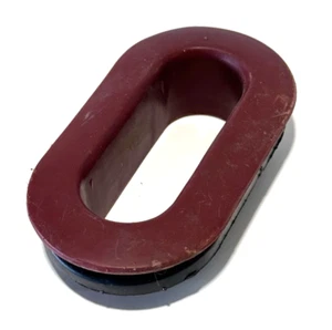1987-1991 Ford F150 F250 F350 Bench Seat Seatbelt Trim Edge Red OEM - Picture 1 of 7