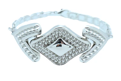 Donna Argento Stivale Metallo Catena Cavigliera Bracciale Scarpe Pendente Rétro - Immagine 1 di 4