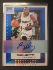 2017-18 Panini Status Elite Signatures Tim Hardaway #ES-THW Auto 