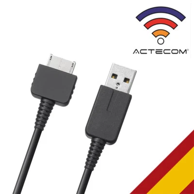 ACTECOM USB Cargador Cable Carga Para Sony PS Vita DATA SYNC carga PSV PSP VITA