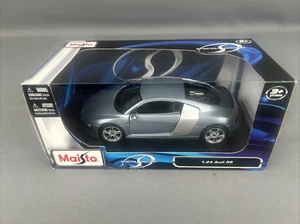 Maisto Maßstab 1:24 Special Edition 2008 Audi R8 Diecast grau Neu in OVP - Bild 1 von 13