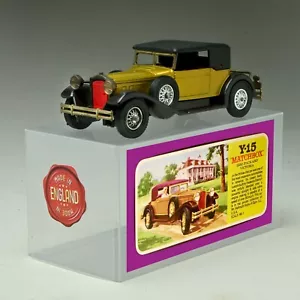 1969 Lesney Matchbox Models of Yesteryear Y-15B 1930 Packard Victoria - Picture 1 of 8
