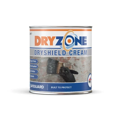 Dryzone Dryshield Cream 1L System: Salt Resistant Masonry Cream