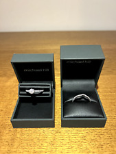 Michael Hill White Gold Engagement & Wedding Ring Set