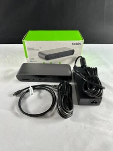 Estación de acoplamiento USB Belkin Connect Pro Thunderbolt 4 INC006 negra plateada HDMI - Imagen 1 de 12