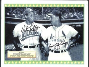 SIGNIERTE SEITE / VICTOR PELLOT & LUIS ARROYO BASEBALLSPIELER AUS PUERTO RICO - Bild 1 von 2