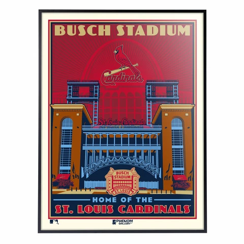 Phenom Gallery St. Louis Cardinals Busch Stadium Limited Edition Deluxe Framed S Cover