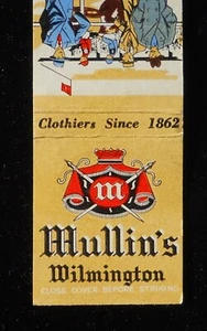 1940s Mullin's Clothiers Since 1862 Jas. T. Mullin & Sons Races Wilmington DE MB - Picture 1 of 1