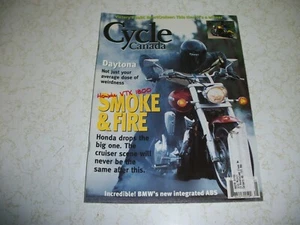 Cycle Canada May 2001 Honda VTX1800 BMW integra ABS Dakar Daytona Victory V92SC - Picture 1 of 1