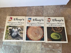 Walt Disney’s Wonderful World Of Knowledge Volumes 1-3 Books 1973 - Picture 1 of 6