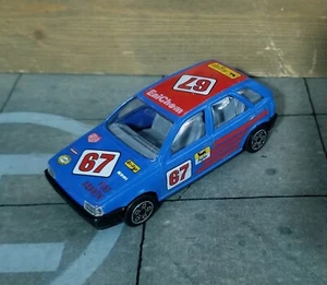 BBURAGO #4143 FIAT  TIPO ABARTH N°67 SKY BLUE SCALA 1:43 MADE IN ITALY 1992-1995 - Foto 1 di 19