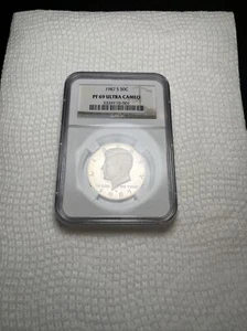 1987 S Kennedy Half Dollar PF 69 ULTRA CAMEO NGC Certified - Picture 1 of 4