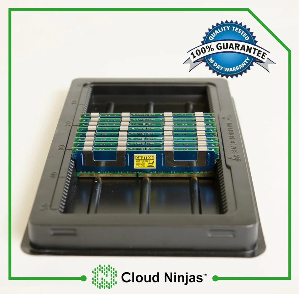 32GB (8x4GB) PC2-5300F Fully Buffered RAM for IBM iDataPlex dx340 Type 6386 - Image 1 of 1