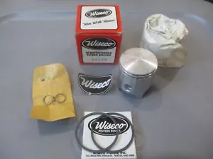 Vintage Wiseco Yamaha Piston 0.60 Rings & Circlips 1974-1983 MX100 DT100 235P6 - Picture 1 of 2