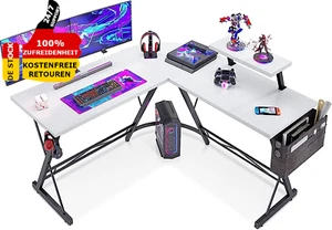 ✅ Gaming Schreibtisch Computertisch Eckschreibtisch Gaming-Tisch 127 X 127 Cm - Bild 1 von 9