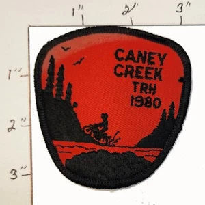 Caney Creek TRH 1980 Patch Motorcycle Embroidered Houston Texas VIntage - Picture 1 of 1