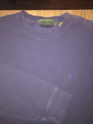 Sudadera Timberland Manga Larga Cuello Redondo Grande Azul Bordado Weathergear Foto 1 de 4