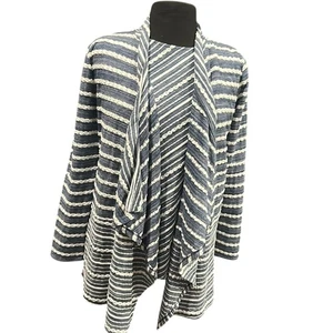 Chico’s gestreiftes Cardigan & Tank Set Gr. M Coastal Grandma minimalistisch - Bild 1 von 12