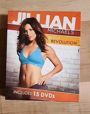 Workout DVDs Jillian Michaels Body Revolution (DVD, 15-Disc) Complete With Books - Image 1 of 4
